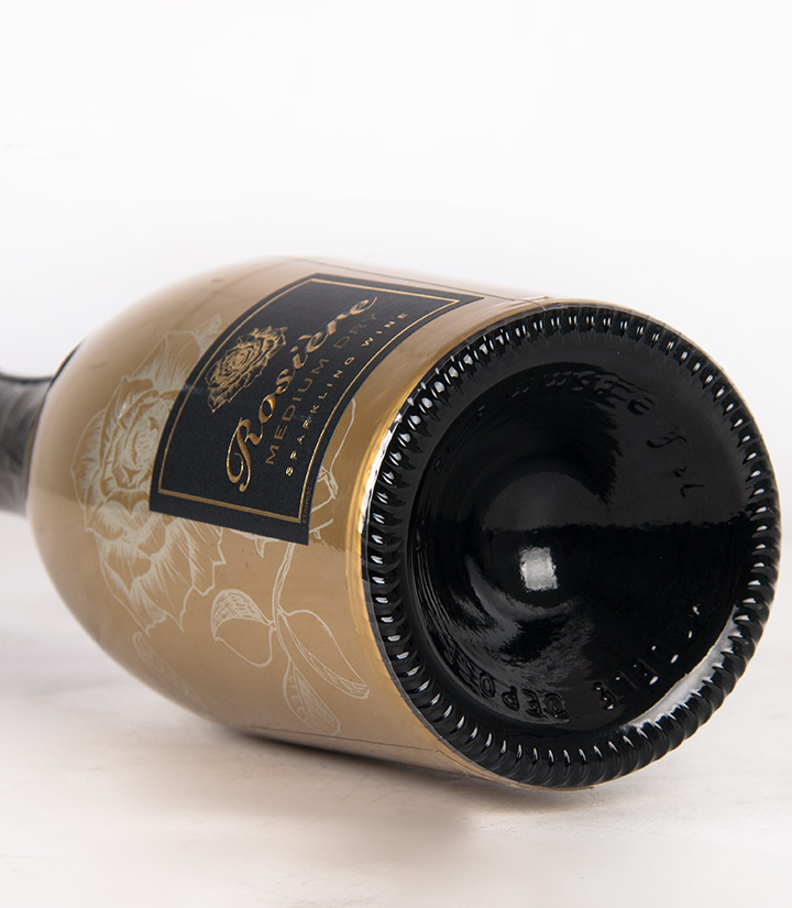 10.5°法国玫瑰半干白起泡葡萄酒750ml 瓶