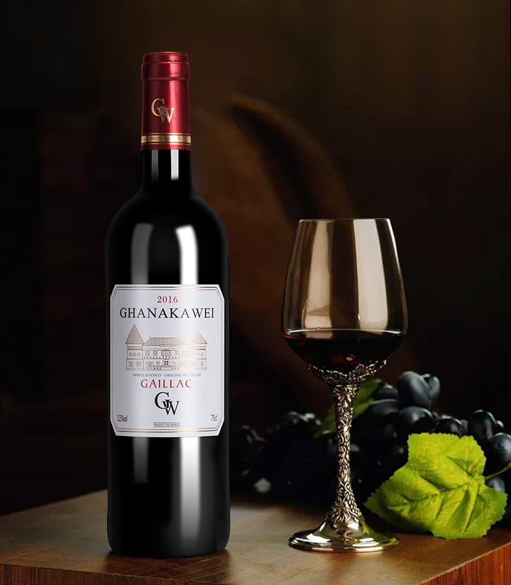 12.5°法国加拿卡威干红葡萄酒750ml