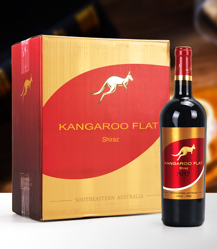 14°澳洲袋鼠家园西拉干红葡萄酒750ml 瓶