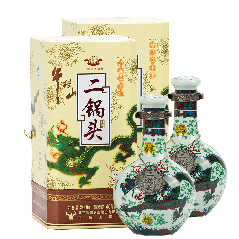 青龙牛栏山二锅头三十年陈酿500ml(46度)