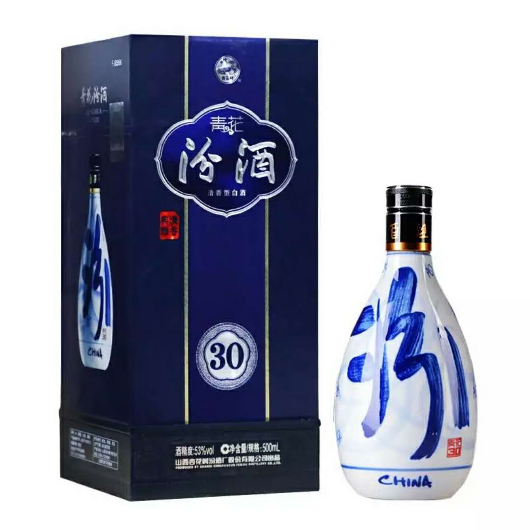 汾酒青花30年典雅清香500ml（48度）