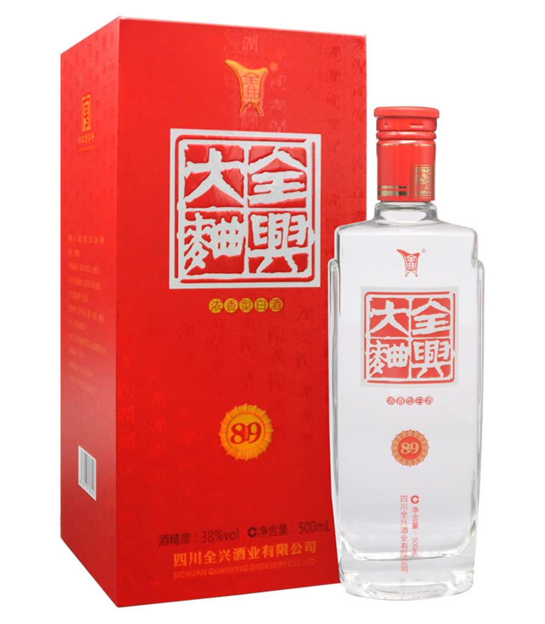 全兴大曲金奖89  500ml（38度）