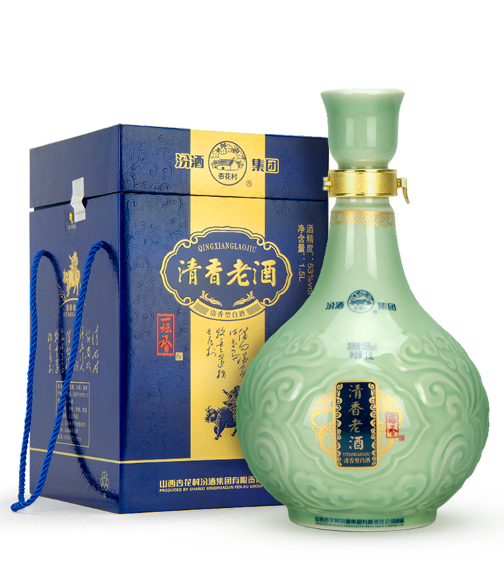 53°汾酒清香老酒1.5l